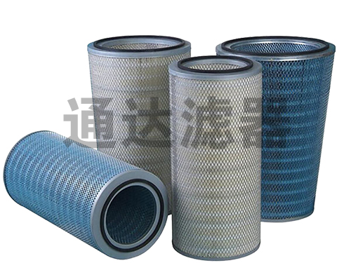 聚酯覆膜無紡布除塵濾筒325*660